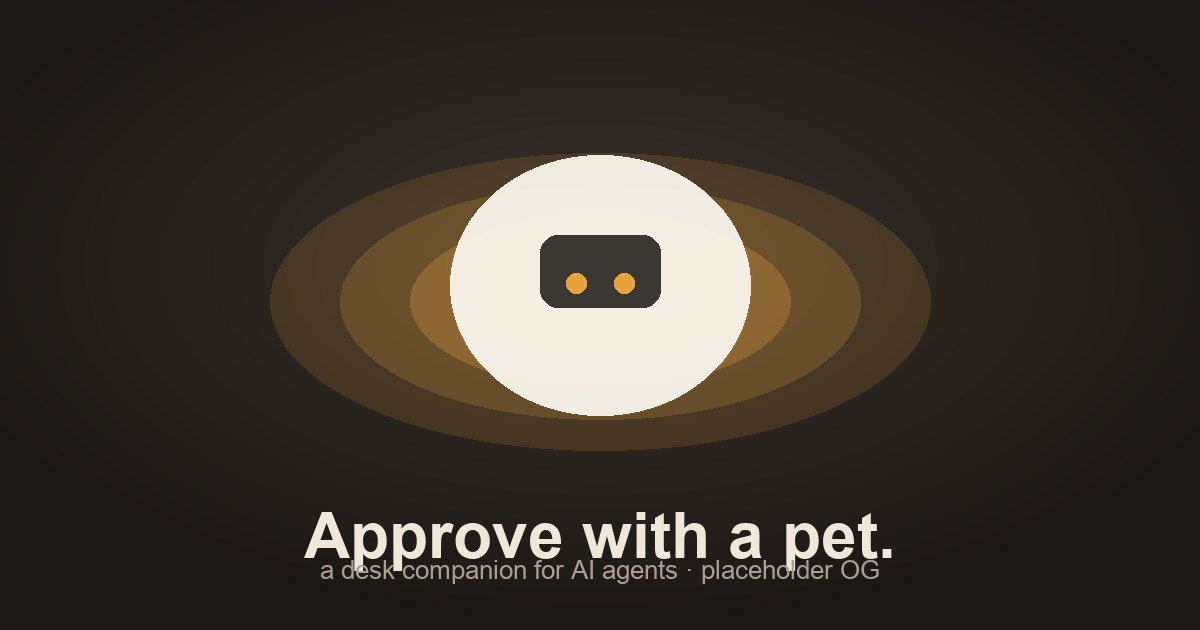 Boop — a desk companion for AI agents